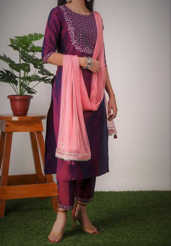 Women Kurta and Palazzo Set